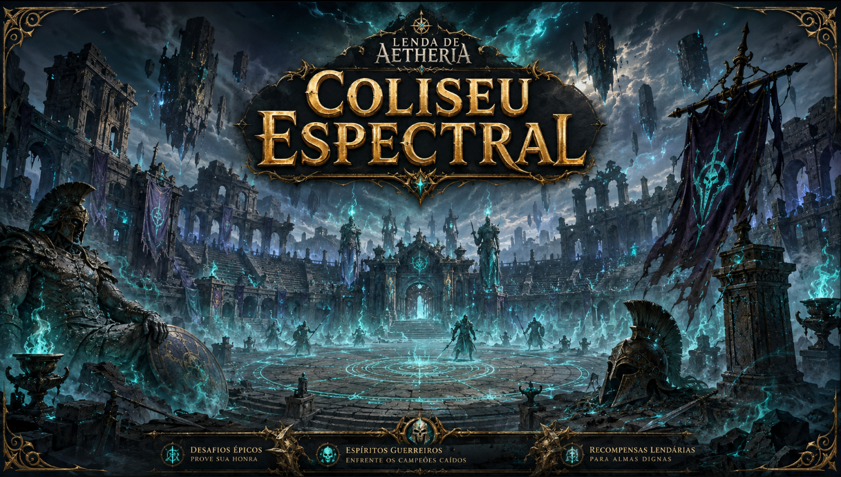 Banner ilustrativo de Coliseu Espectral