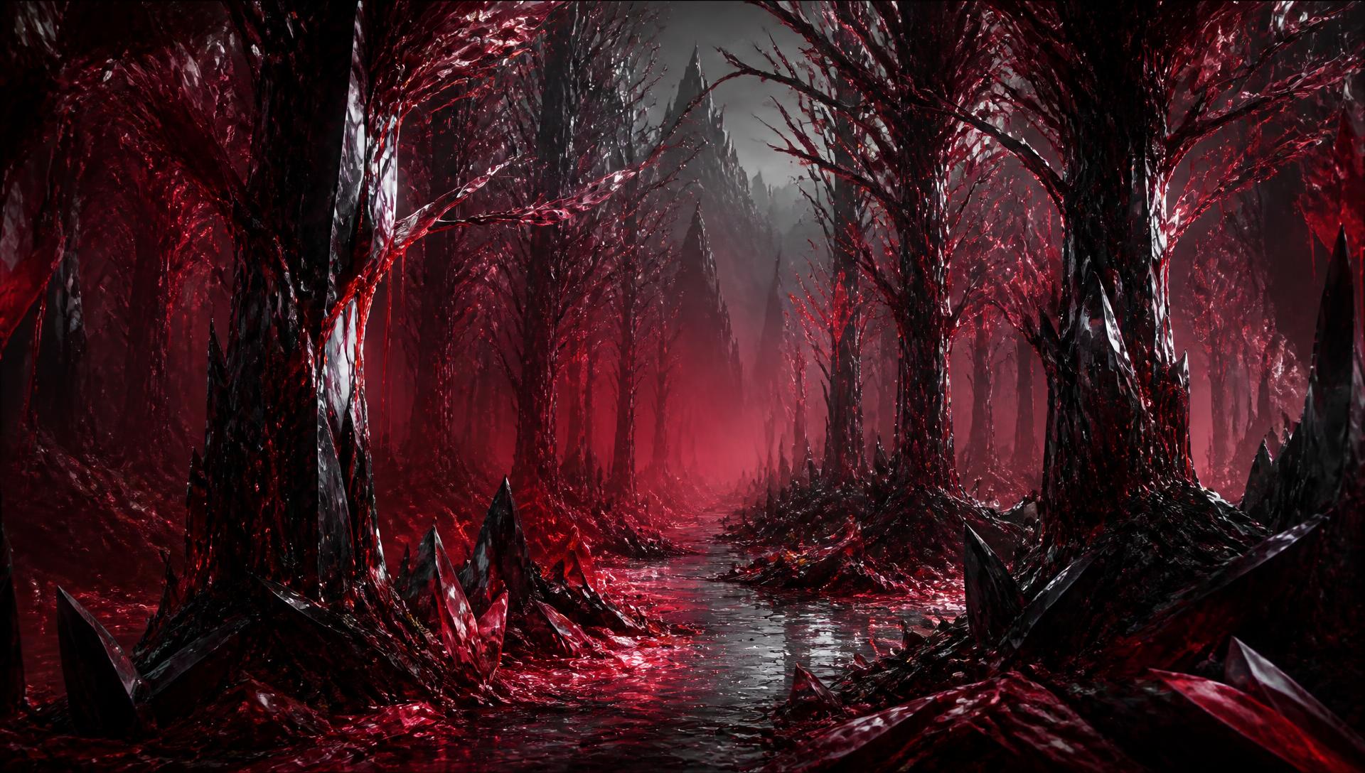 Banner ilustrativo de Bosque de Vidro Sangrento